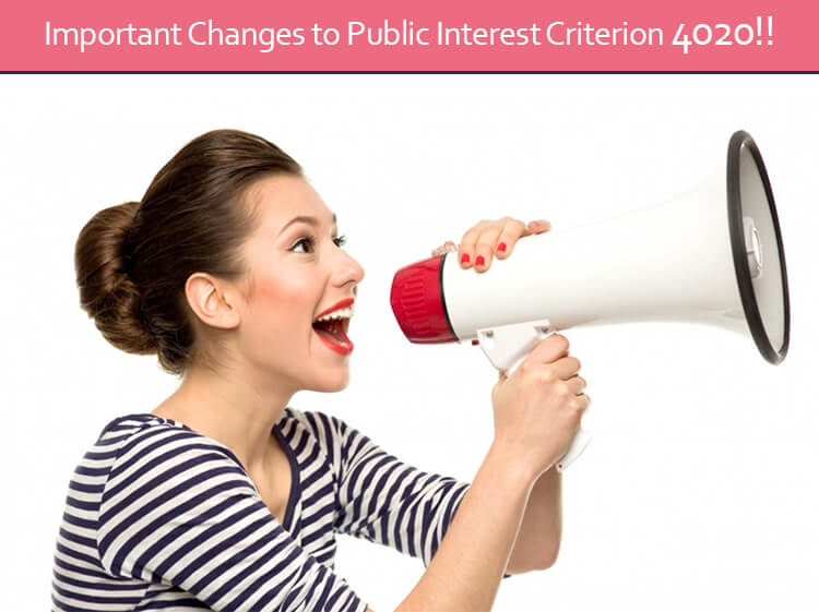 Public Interest Criterion
