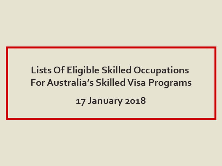 Australia’s skilled visa programs