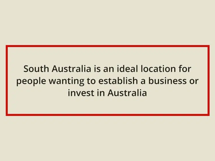 South Australia – still open for business
